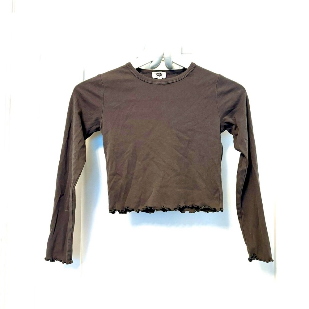 Grey Long Sleeve Kids Tee